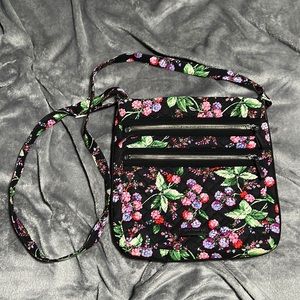 Vera Bradley Triple Zip Hipster in Winter Berry